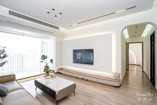 119㎡三居，極簡主義搭配+小清新元素，感受生活的輕便與舒適